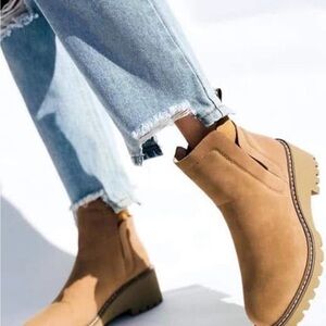Forever Young Camel Ankle Booties